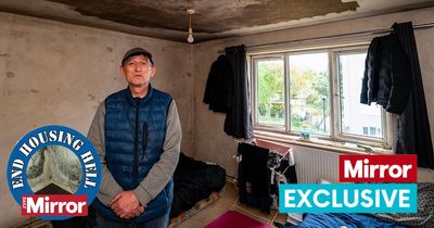 Dad 'constantly wipes' mould off walls of horror flat that's tearing kids' lives apart