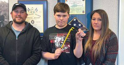 Boy, 13, uses slingshot to save younger sister from being kidnapped after hearing her screams