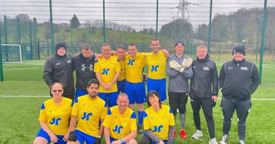 Street soccer teams kitted out by caring Paisley building firm