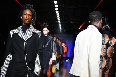 King Charles presents emerging label Labrum with royal fashion award