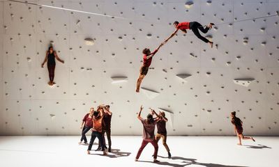 ‘The first feeling is fear’: the daredevil group bringing ropewalking and climbing to the theatre