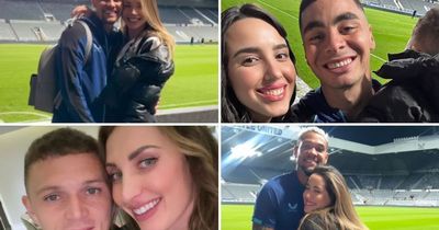 Newcastle WAGs out in force for 'magic' night at St James as United edge closer to Champions League