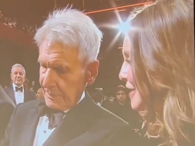 Harrison Ford and Calista Flockhart stumped by seating error at Indiana Jones premiere