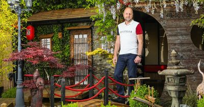 Green-fingered dad spends £10k creating Japanese Zen garden in his backyard