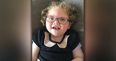 Beautiful little girl couldn't speak, but she didn't need words to show her love