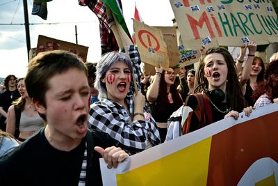 Hungarians protest against new teachers' law, police violence