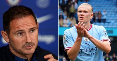 Frank Lampard takes aim as Chelsea boss makes Erling Haaland transfer revelation