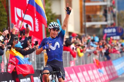 Giro d'Italia: Rubio beats Pinot, Cepeda to win abbreviated mountain stage 13