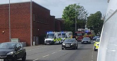 Kilmarnock town centre shut down by emergency services