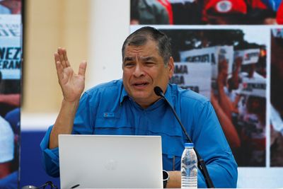Ex-president Correa aims to 'rebuild' Ecuador if his party succeeds in snap election