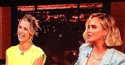 Vogue Williams and Joanne McNally discuss their unlikely bond on the Late Late Show