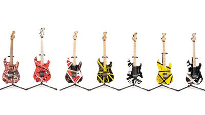Six of Eddie Van Halen's stage-played Charvel EVH Art Series guitars – and a Masterbuilt Frankenstein copy – go up for auction