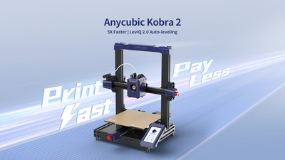 You can create affordable 3D prints up to 5x faster with Anycubic’s Kobra 2