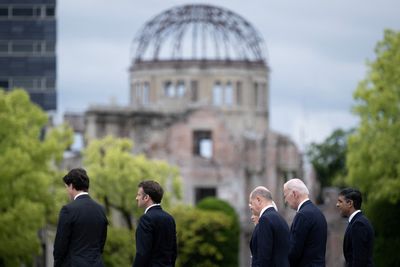 ‘Give sorrow words’: G7 leaders reflect at Hiroshima bomb museum