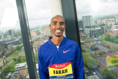 Sir Mo Farah preparing to push himself to the limit in Great Manchester Run 10K