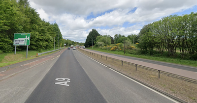 Motorcyclist dies on Scots road after collision involving car