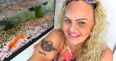 Nicol's goldfish is the same age as her 22-year-old son