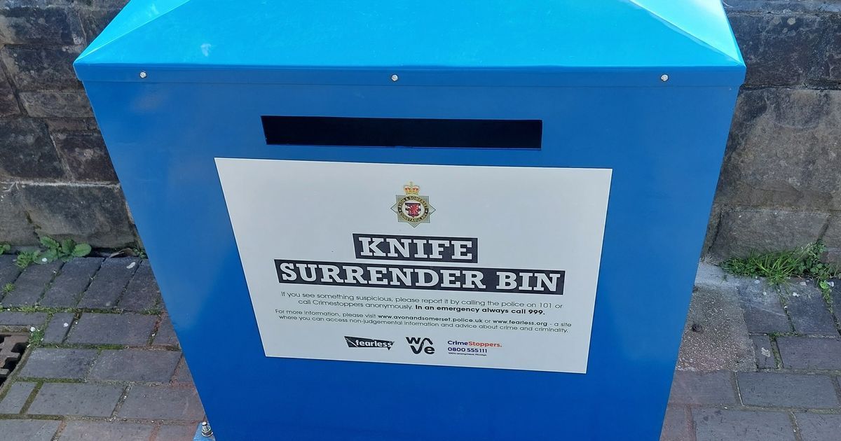 Full list of knife surrender bins in Bristol and…