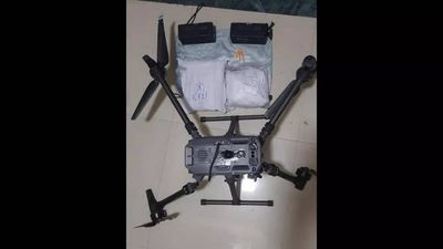 BSF thwarts triple drone intrusions in Punjab, recovers 2 drones and 2.5 kgs heroin