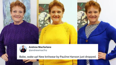 Pauline Hanson Is Selling Her Knits To Help Fund Her Legal Defence Against Mehreen Faruqi