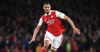 What William Saliba did in Cameroon as Arsenal star 'leaks' 2023/24 home kit