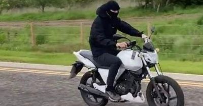 Edinburgh local spots footage of balaclava-wearing youths riding his stolen bike