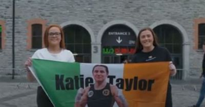 Katie Taylor's die-hard fans arrive at the 3Arena ahead of her homecoming fight