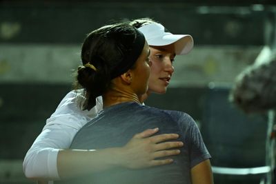 Rybakina wins Italian Open after Kalinina retires
