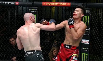 UFC Fight Night 224 video: Viacheslav Borshchev sits down Hayisaer Maheshate with thunderous right