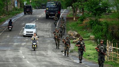 Indian Army, Assam Rifles ensure protection to vehicles on national highway in violence-hit Manipur