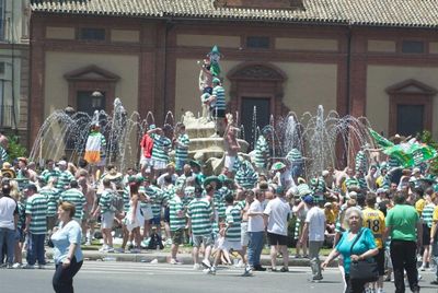 Tales from Seville: The Celtic fans who skipped exams, trekked Europe and got engaged