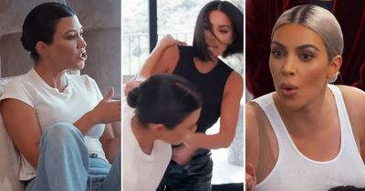 Kourtney and Kim Kardashian's most explosive rows from physical fight to wedding feud