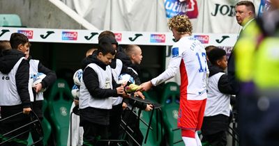 Todd Cantwell shows Rangers touch of class as he rewards chuffed Hibs ball boy his boots