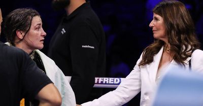 Katie Taylor shares emotional moment with mother after Chantelle Cameron loss