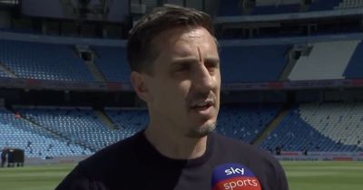 Gary Neville identifies Man City's biggest title challengers next season