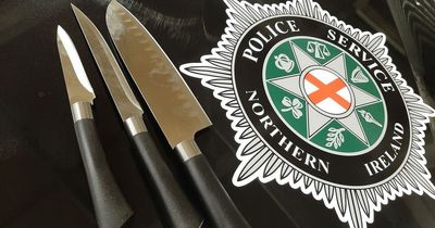 PSNI seize "large knives" in stop and search operation