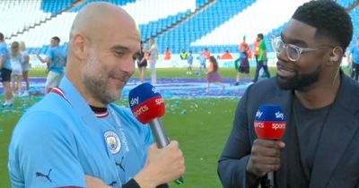 Pep Guardiola delivers brutal snub to Gary Neville after Man City lift title