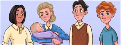 Challenge: Only someone with common sense can identify the father of the baby in under 5 seconds