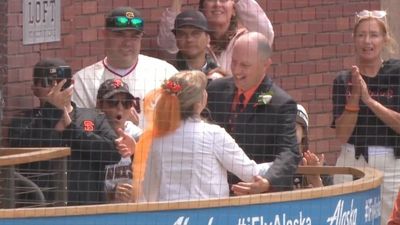 Two Fans Hold Wedding Ceremony During MLB Game