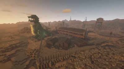 Modders have remade the entire Fallout: New Vegas world map in Minecraft