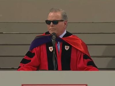 Warner Bros boss David Zaslav forced to pause Boston University graduation speech due to booing