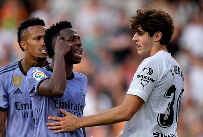 Commentator sparks outrage for criticising Vinicius Jr reaction after facing racist abuse