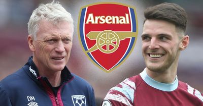 Arsenal could offer West Ham three players to beat Man Utd to Declan Rice transfer