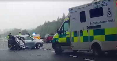 Edinburgh patient in critical condition after horror three-car crash on major road