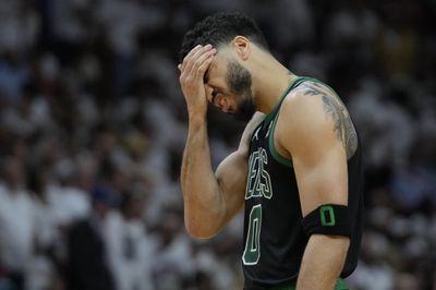 NBA Fans Crushed Jayson Tatum Over His Unbelievably Bad Fourth Quarters Against Heat