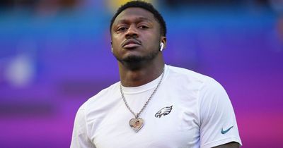 Philadelphia Eagles wide receiver AJ Brown nearly struck by car during charity bike ride