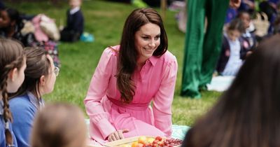 Kate Middleton makes surprise visit to Chelsea Flower Show and joins kids' picnic