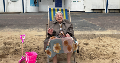 Dorothy celebrates 101st birthday by visiting beach in Bournemouth she'd not seen for 25 years