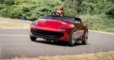 Electric sports car for kids can be test-driven in Bristol