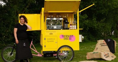 Coffee trike venture launches fundraiser to turn shipping container into permanent park café